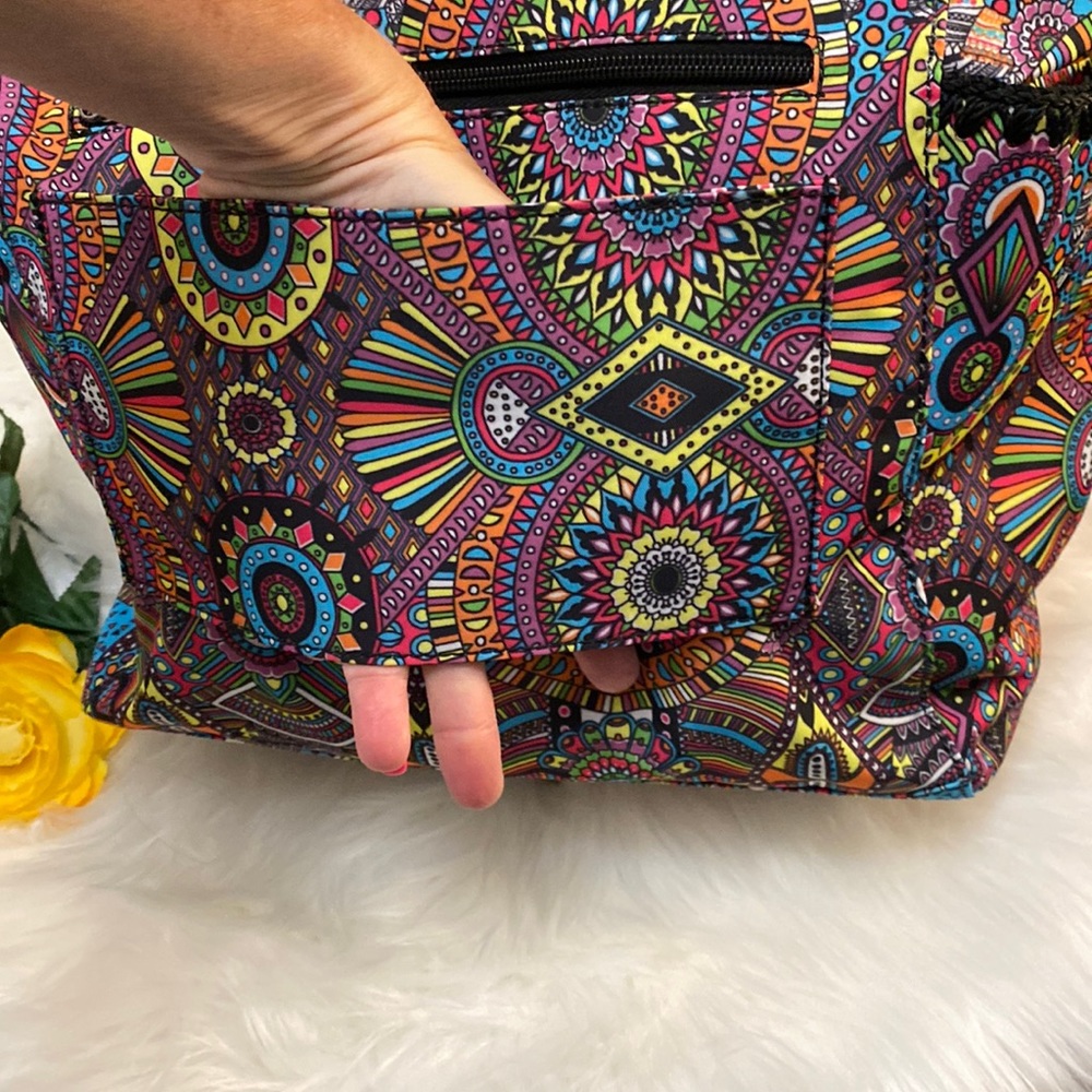 NEW! The Sak Rainbow Wanderlust Sakroots Tacoma Large Travel Weekender Tote - Picture 14 of 15